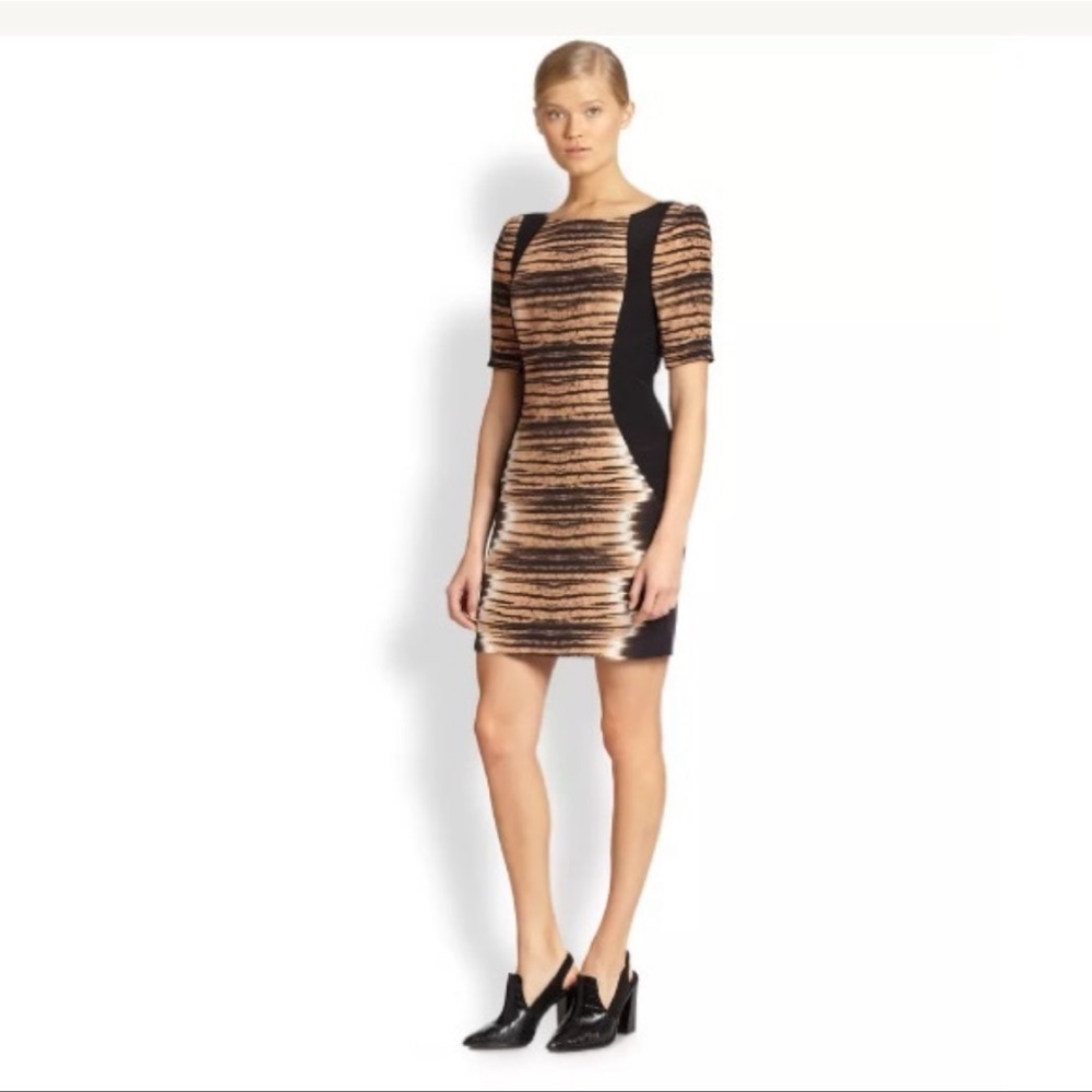 Rebecca Minkoff Marco Tigerprint Dress $400